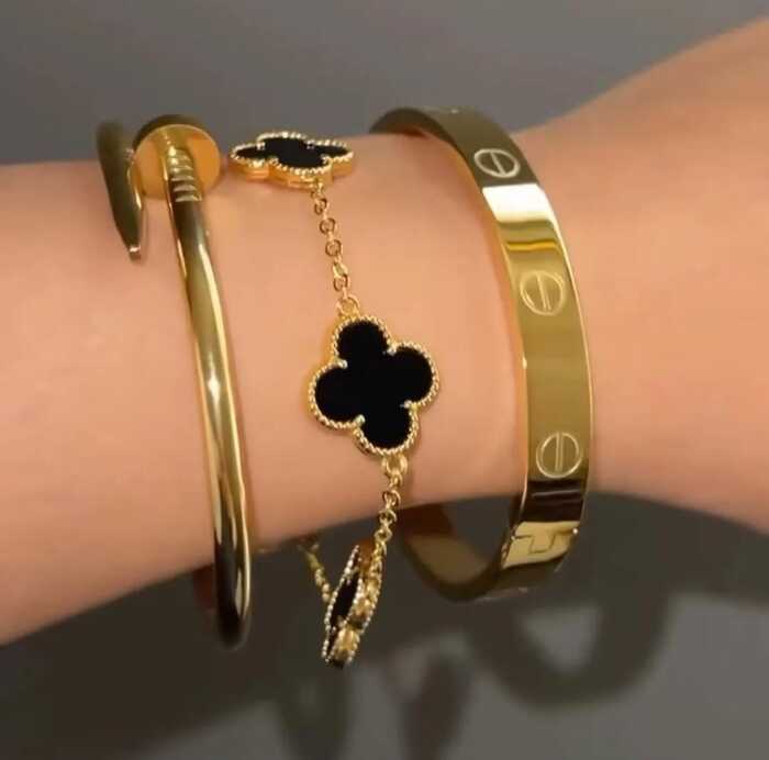 Anti Tarnish 3 Pc,s Bracelets Combo